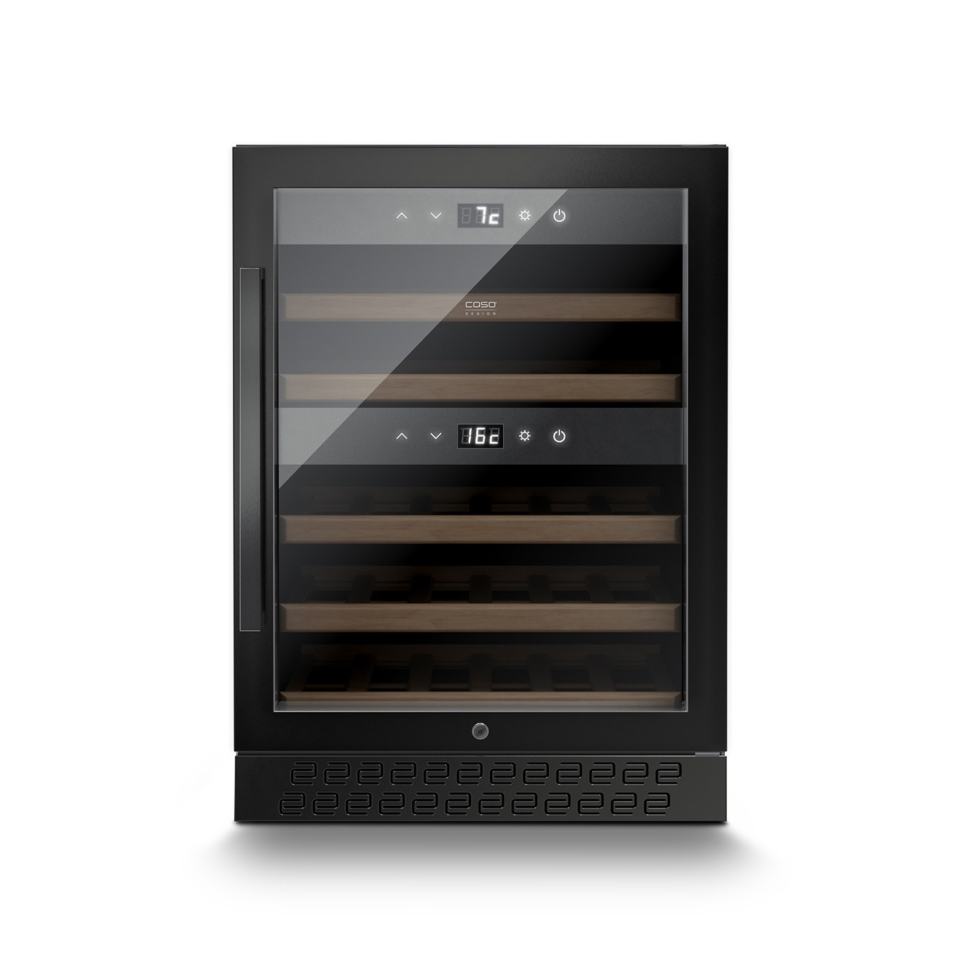 CASO GERMANY – Cantinetta Vino Wine Master 126, Libera Installazione, 126 Bottiglie, Acciaio Inox, Classe Energetica B, 42 DB