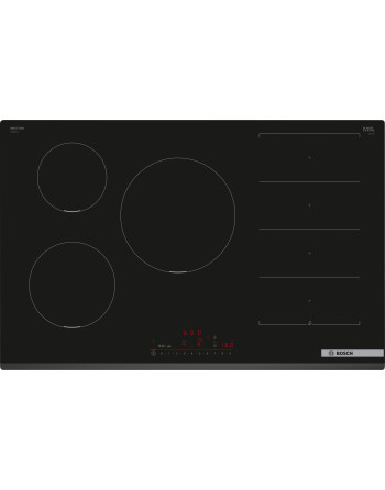BOSCH PXV831HC1E Serie 6 Piano cottura a induzione 80 cm Nero, senza profili