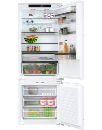 Serie 6 KBN96SDD0, Frigorifero da incasso con congelatore in basso, 193,5 x 70,8 cm, cerniera piatta con chiusura ammortizzata