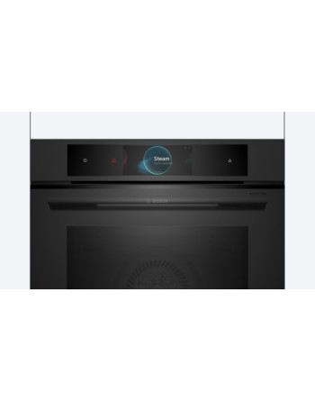 BOSCH HSG938EM1 Forno da incasso con funzione vapore, 60 x 60 cm, Matt Black, Serie 8