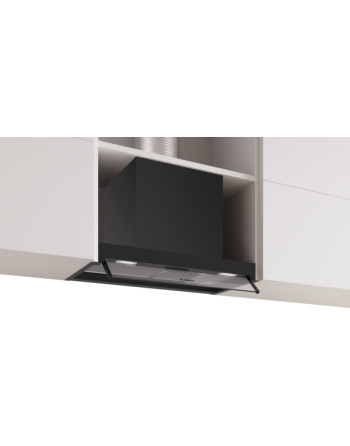 BOSCH DBB65CC60 Cappa da incasso Serie 4, 60 cm, vetro trasparente, nero matt