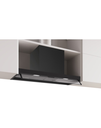 BOSCH DBB85CC60 Cappa da incasso Serie 4, 80 cm, vetro trasparente, nero matt