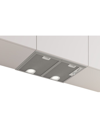 BOSCH DHL555BM Serie 4, cappa da incasso completa, 53 cm, argento metallico