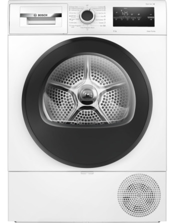 BOSCH WTH83255BY Serie 4, Asciugatrice con pompa di calore, 8 kg